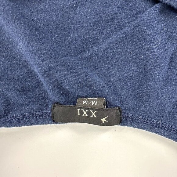 Forever 21 Nautical Gold Colored Button Soft Dressy T-shirt Modal Cotton Blend M - Picture 3 of 5